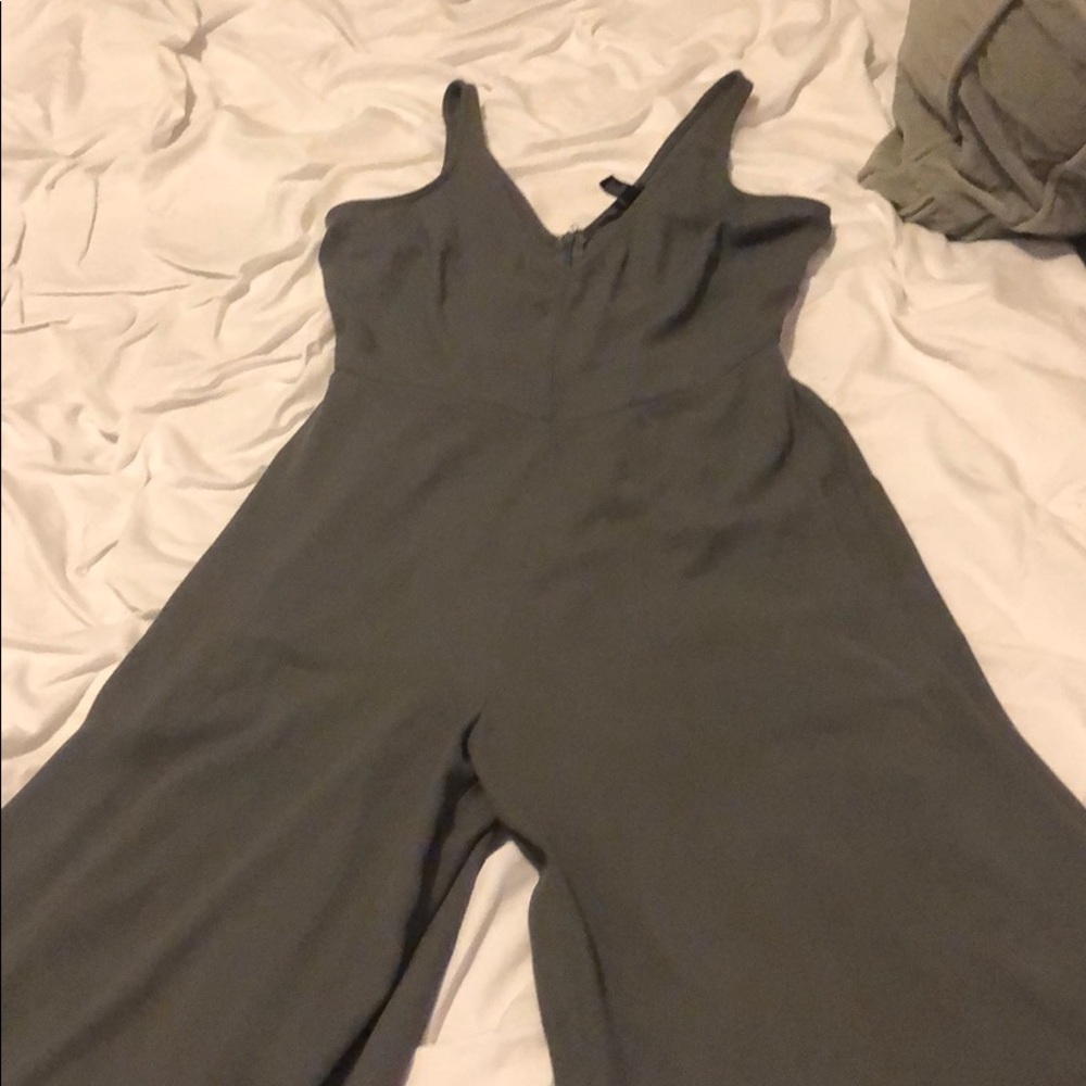 Green jumpsuit